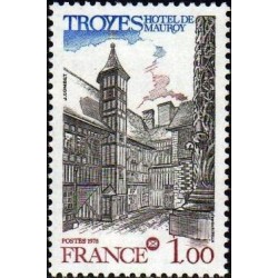 Timbre France Yvert No 2011 Troyes, 51e congrès de la fédération des sociétés Philatéliques Françaises