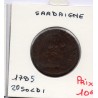 Italie Sardaigne 20 Soldi 1795 TB, KM 94 pièce de monnaie