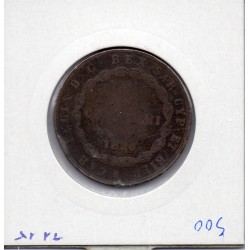 Italie Sardaigne 5 centesimi 1826 L B, KM 127 pièce de monnaie