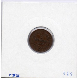 Italie 1 centesimo 1867 M Milan TTB+,  KM 1 pièce de monnaie