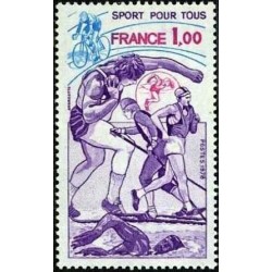 Timbre France Yvert No 2020 Sport pour tous