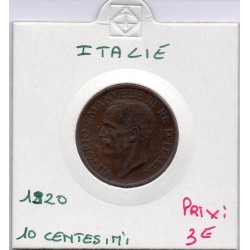 Italie 10 centesimi 1920 R Rome TTB,  KM 60 pièce de monnaie