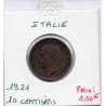 Italie 10 centesimi 1921 R Rome TTB-,  KM 60 pièce de monnaie