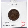 Italie 10 centesimi 1932 R Rome TTB,  KM 60 pièce de monnaie