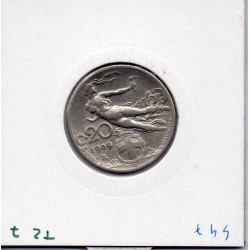 Italie 20 centesimi 1909 R TTB,  KM 44 pièce de monnaie