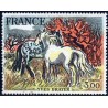 Timbre France Yvert No 2026 Yves Brayer "Chevaux de Camargue"