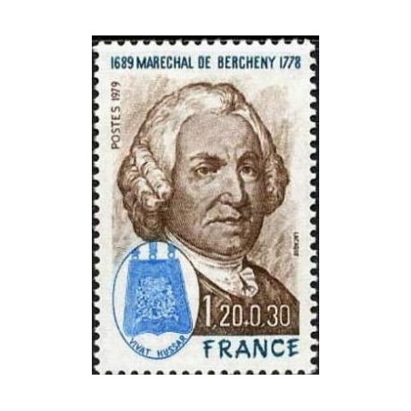 Timbre France Yvert No 2029 Ladislas de Bercheny
