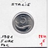 Italie 5 Lire 1981 FDC,  KM 92 pièce de monnaie