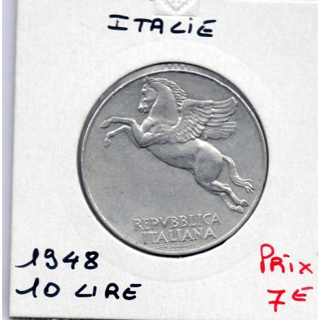 Italie 10 Lire 1948 Sup,  KM 90 pièce de monnaie