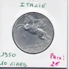 Italie 10 Lire 1950 Sup,  KM 90 pièce de monnaie