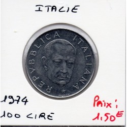Italie 100 Lire 1974 Sup Guglielmo Marconi,  KM 102 pièce de monnaie
