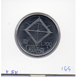 Italie 100 Lire 1974 Sup Guglielmo Marconi,  KM 102 pièce de monnaie
