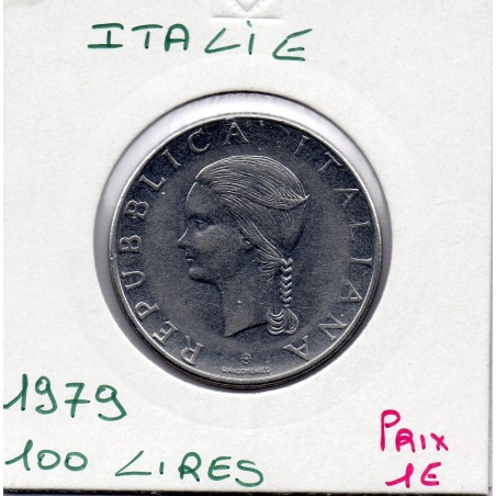 Italie 100 Lire 1979 Sup FAO,  KM 106 pièce de monnaie