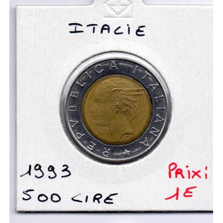 Italie 500 Lire 1993 banque d'Italie Sup,  KM 160 pièce de monnaie