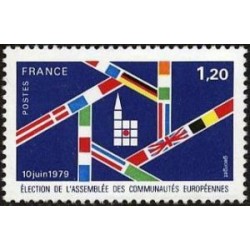 Timbre France Yvert No 2050 Elections de l'Assemblée des Communautés Européennes