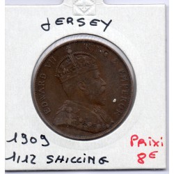 Jersey 1/12 Shilling 1909 TTB, KM 10 pièce de monnaie