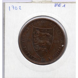 Jersey 1/12 Shilling 1909 TTB, KM 10 pièce de monnaie