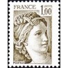Timbre France Yvert No 2057 Type Sabine