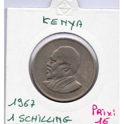 Kenya 1 shilling 1967 TB, KM 5 pièce de monnaie