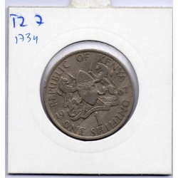Kenya 1 shilling 1967 TB, KM 5 pièce de monnaie