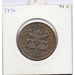 Kenya 1 shilling 1971 TB, KM 14 pièce de monnaie