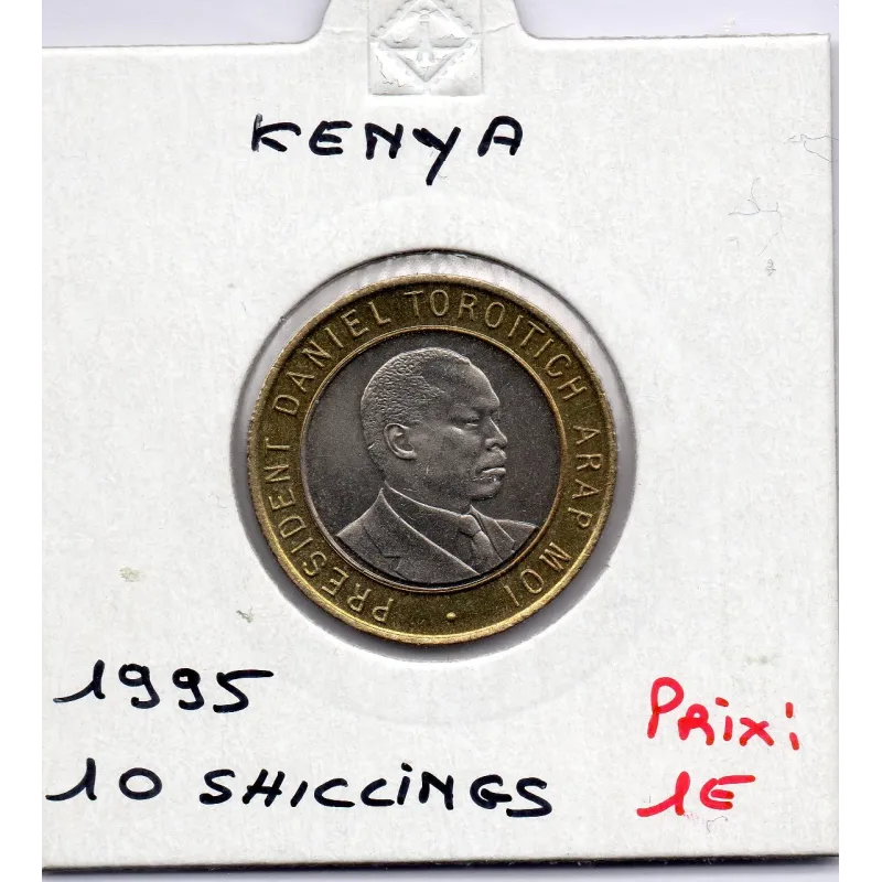 Kenya 10 shillings 1995 Sup, KM 27 pièce de monnaie