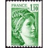 Timbre France Yvert No 2062 Type Sabine de roulette