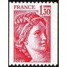 Timbre France Yvert No 2063 Type Sabine de roulette