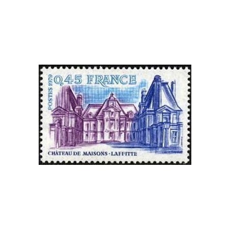Timbre France Yvert No 2064 Chateau de Maisons-Laffitte