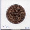 Luxembourg 10 centimes 1870 sans point TB+, KM 23 pièce de monnaie