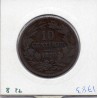 Luxembourg 10 centimes 1870 sans point TB, KM 23 pièce de monnaie