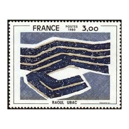 Timbre France Yvert No 2075 Raoul Ubac