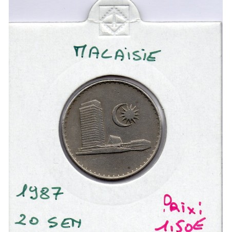 Malaisie 20 sen 1987 Sup, KM 4 pièce de monnaie