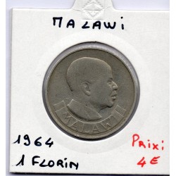 Malawi 1 Florin 1964 TTB, KM 3 pièce de monnaie