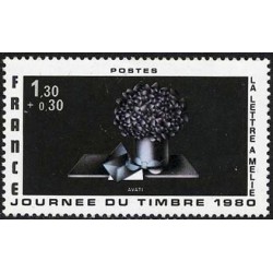 Timbre France Yvert No 2078 Journée du timbre, La Lettre à Mélie d'Avati