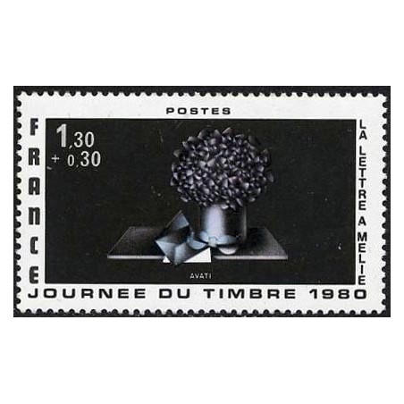 Timbre France Yvert No 2078 Journée du timbre, La Lettre à Mélie d'Avati