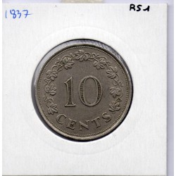 Malte 10 cents 1972 Sup, KM 11 pièce de monnaie