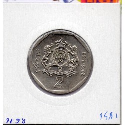 Maroc 2 dirhams 1423 AH - 2002 Sup, KM Y118 pièce de monnaie