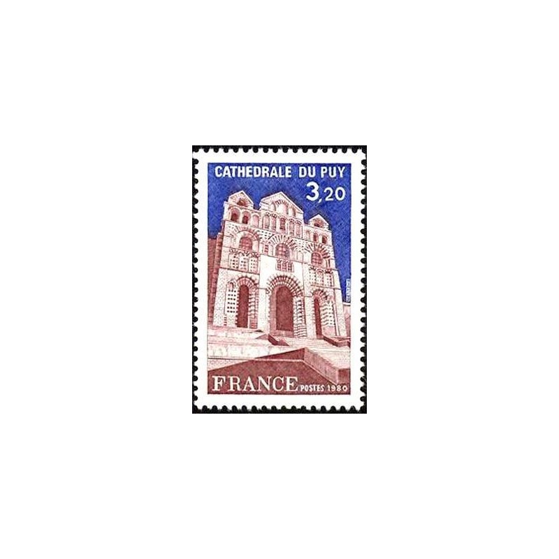 Timbre France Yvert No 2084 Cathédrale du puy