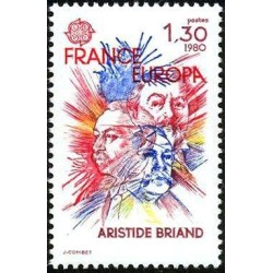 Timbre France Yvert No 2085 Europa, Aristide Briand