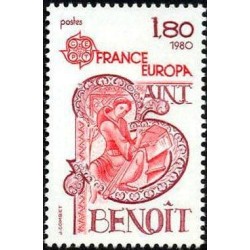Timbre France Yvert No 2086 Europa, Saint Benoit