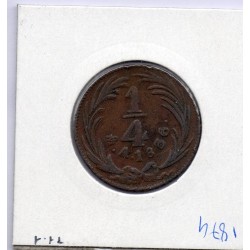 Mexique 1/4 real 1836 Mexico TTB, KM 358 pièce de monnaie