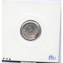 Mexique 5 centavos 1889 Sup, KM 398 pièce de monnaie