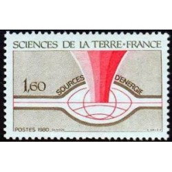 Timbre France Yvert No 2093 Sciences de la terre