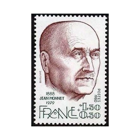 Timbre France Yvert No 2096 Jean Monnet