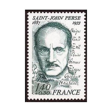 Timbre France Yvert No 2099 Saint-John Perse