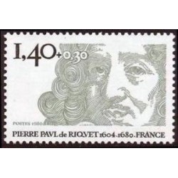 Timbre France Yvert No 2100 Pierre Paul de Riquet