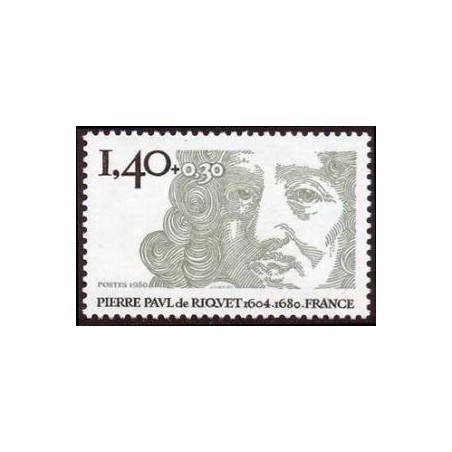 Timbre France Yvert No 2100 Pierre Paul de Riquet