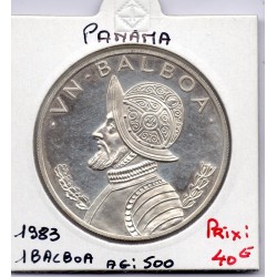 Panama 1 Balboa 1983 Spl, KM 91 pièce de monnaie