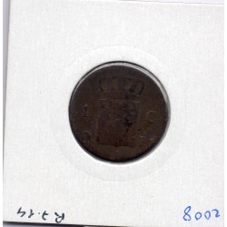 Pays Bas 1 cent 1827 B TB-, KM 47 pièce de monnaie